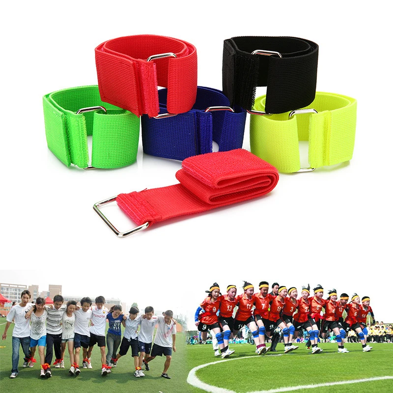 

Children's Two People Three-legged Ropes Tied To Foot Running Race Sports Game Outdoor Toys Kid Cooperation Training Accessories