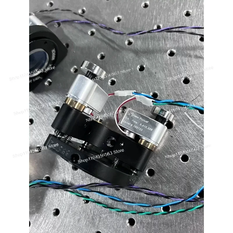 Nm-Level Precision Picomotor Frame, Electrically Adjustable for Light Beam Pointing, Laser & Piezoelectric Actuators