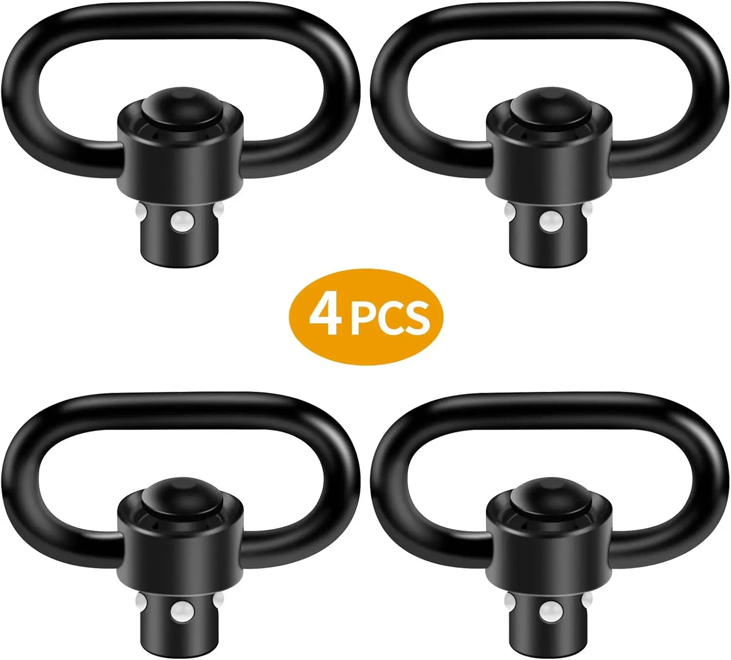 4 PCS Liberação de Descarga Rápida QD Sling Swivel Scope Mount Adaptadores Acessórios de Caça