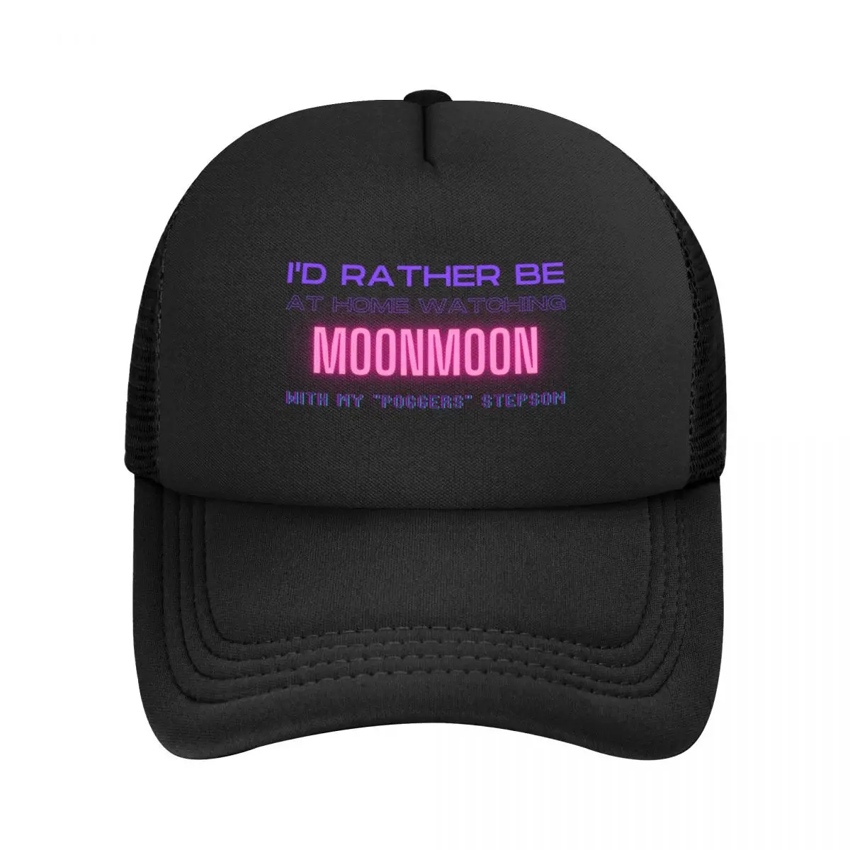 Moonmoon poggers stepson twitch youtube content creator Baseball Cap Military Cap Man funny hat Rugby Men's Luxury Women's