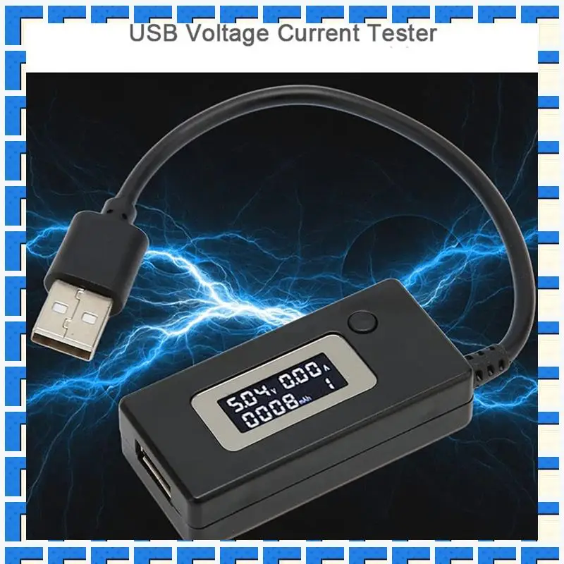 

ABNG USB Voltage/Amps Power Meter Tester Multimeter Digital Multimeter USB 2.0 Multifunction Electrical Tester Capacity.