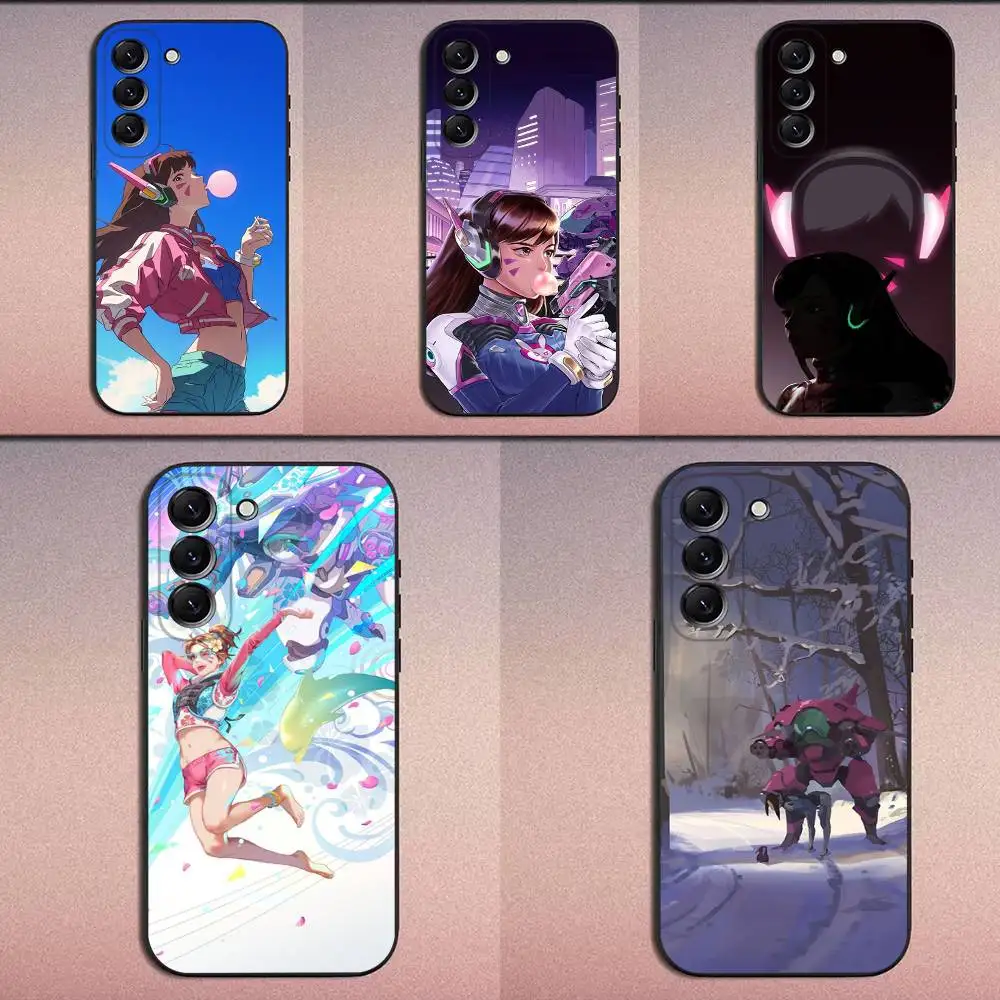 

O-Overwatch E-Eva ES Phone Case For Samsung Galaxy A20,A21s,A22,A31,A32,A52,A53,A72,73,A80 Soft Black Cover