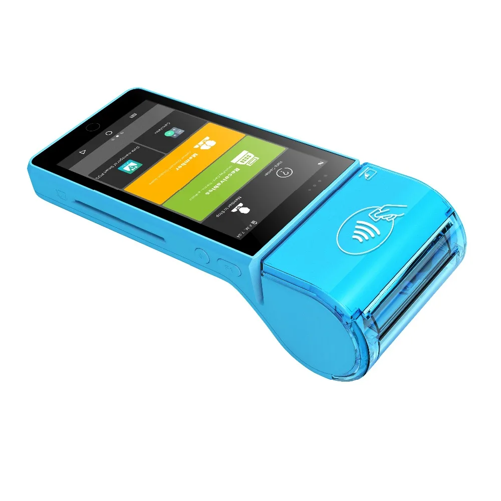 High Quality Mobile Wireless Android 7.0 4G Wifi POS Terminal Bank Payment System Credit Card Swipe Machine