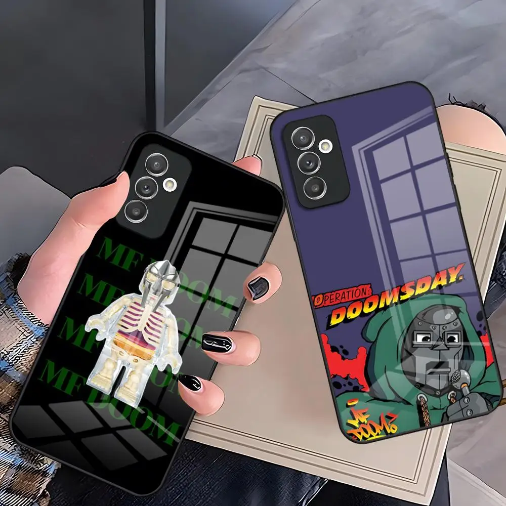 MF DOOM Rapper Phone Case For Samsung A25 A13 A33 5G A54 A36 A35 A56 A52 A14 Shockproof Glass Cover