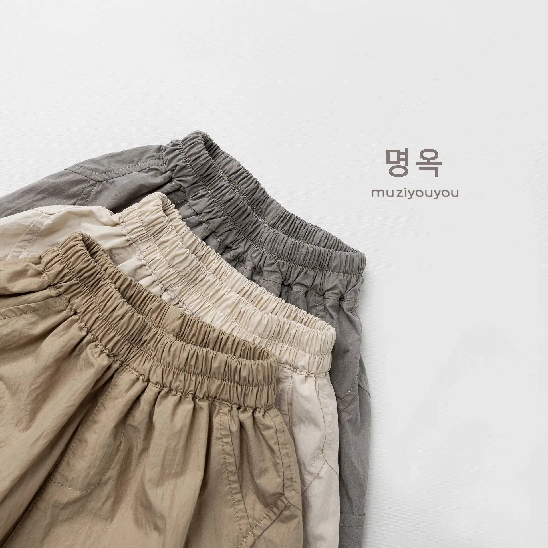 Frühling Sommer Kinderhosen 1-8 Jahre Jungen Mädchen Dünne Patchwork-Taschen Anti-Mücken Cargo-Hosen Jogger Kleinkind-Hosen Kinderkleidung – Detail 10