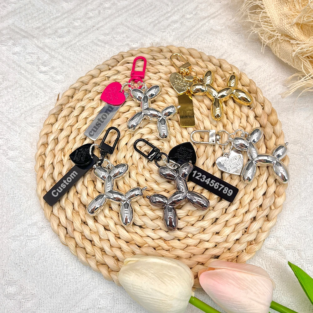 

Брелки на заказ, подвеска в виде сердца собаки, выгравированные буквы, таблички, ключевые подарки для женщин, милый брелок для ключей, сумка для домашних животных, автомобильные брелки, индивидуальные