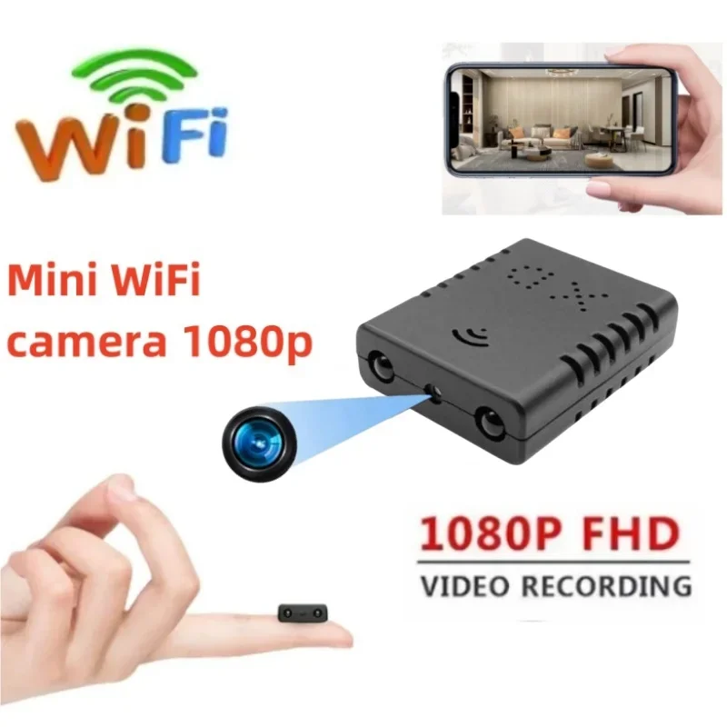 

Smallest Mini 1080P HD Camera WIFI Built-in Battery IP Remote Monitoring Camcorder IR Night Vision Body Cam Invisible Espia Cam