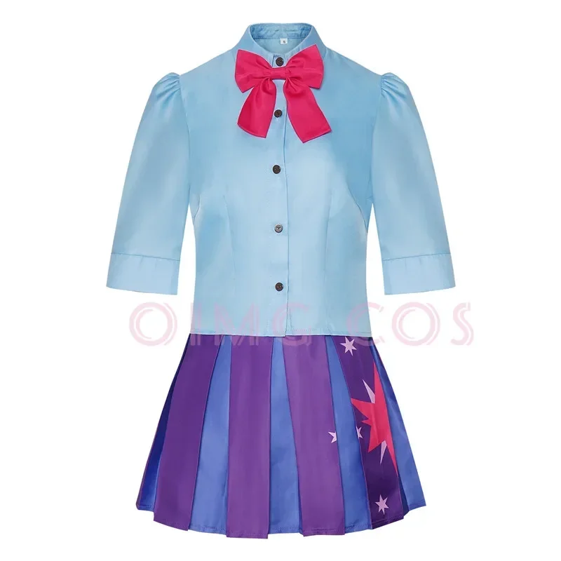 트와일라잇 스파클 코스프레 의상 애니메이션 유니폼 할로윈 게임 여성용