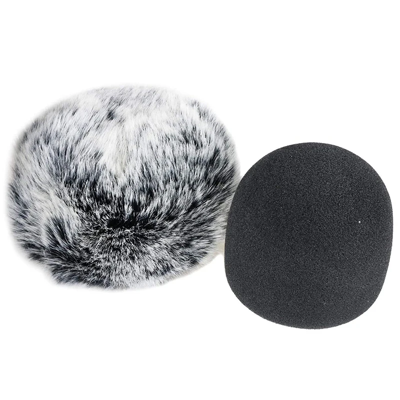 Furry Windshield Foam Microphone Windshield-for Blue Yeti, Blue Yeti Pro USB Microphone Windshield Pop-Up Filter