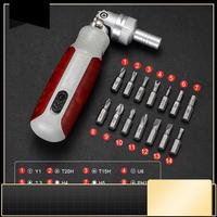 Multi Angle Bidirectional Ratchet Screwdriver Set 15 In 1 Torx Magnetic Screw Driver Bit Precision Screwdrivers Durable B-N37R