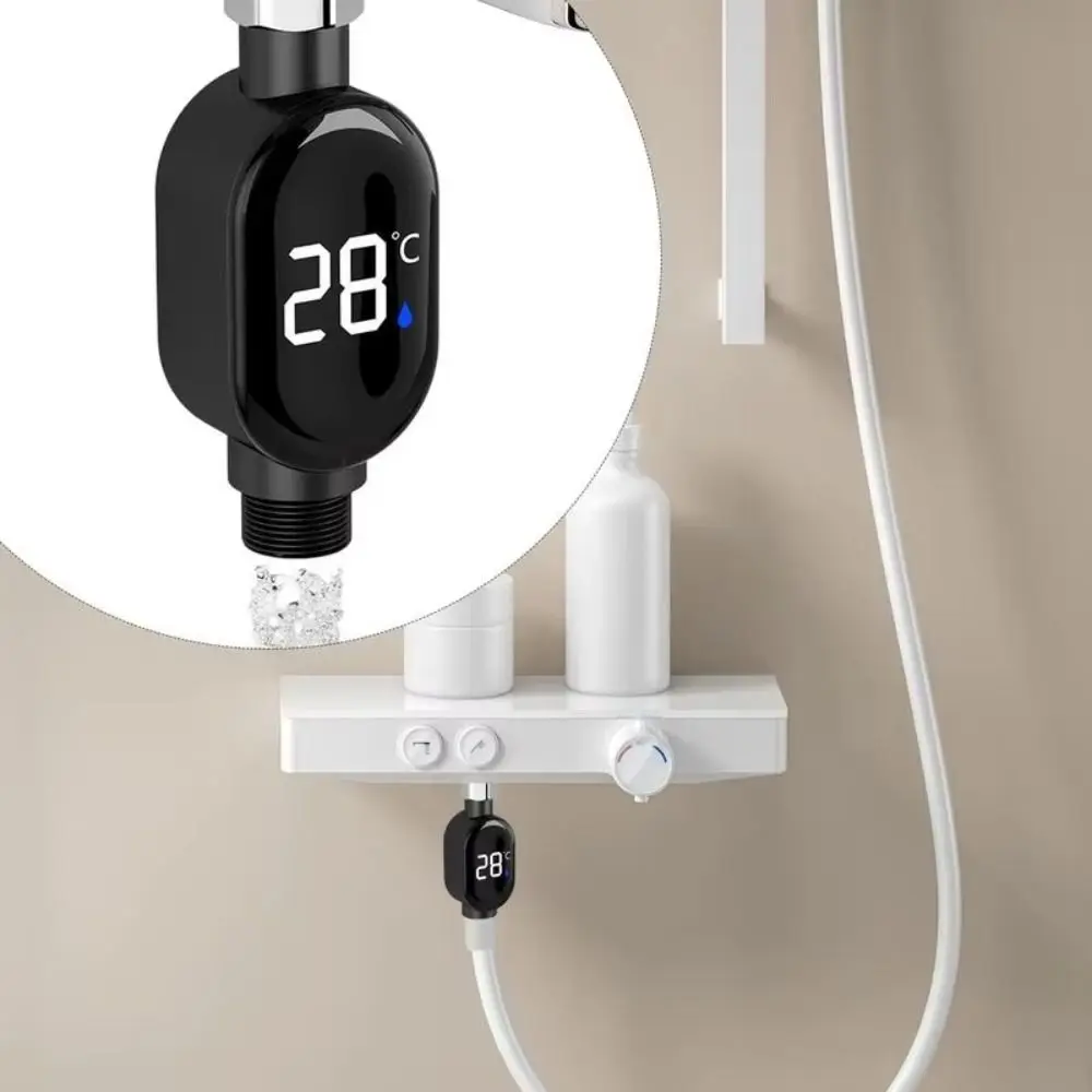 

Stainless-Steel Water Temperature Gauge Waterproof Touch Control Bath Water Thermometer Indicator Tool LED