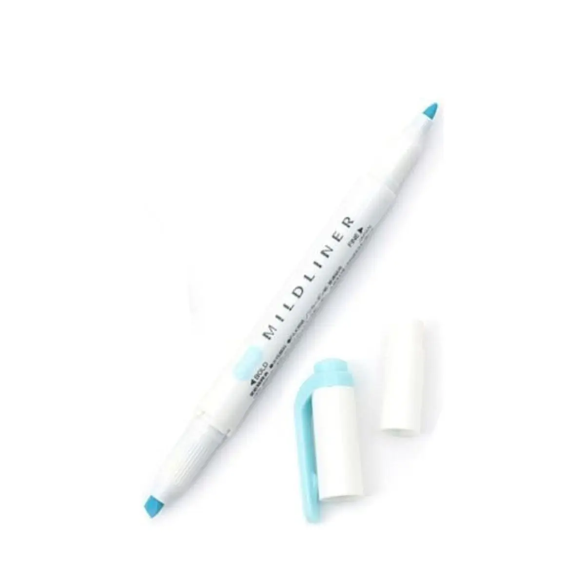 Brand Text Double Tip Zebra Mildliner Blue