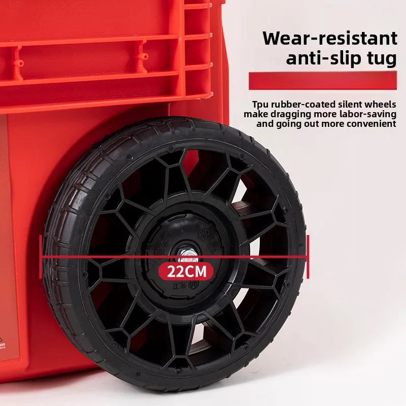 Toolbox Trolley Case Hardware Industrial Grade Multifunctional Tool Storage Box Fishing Combination Stacking Box Set