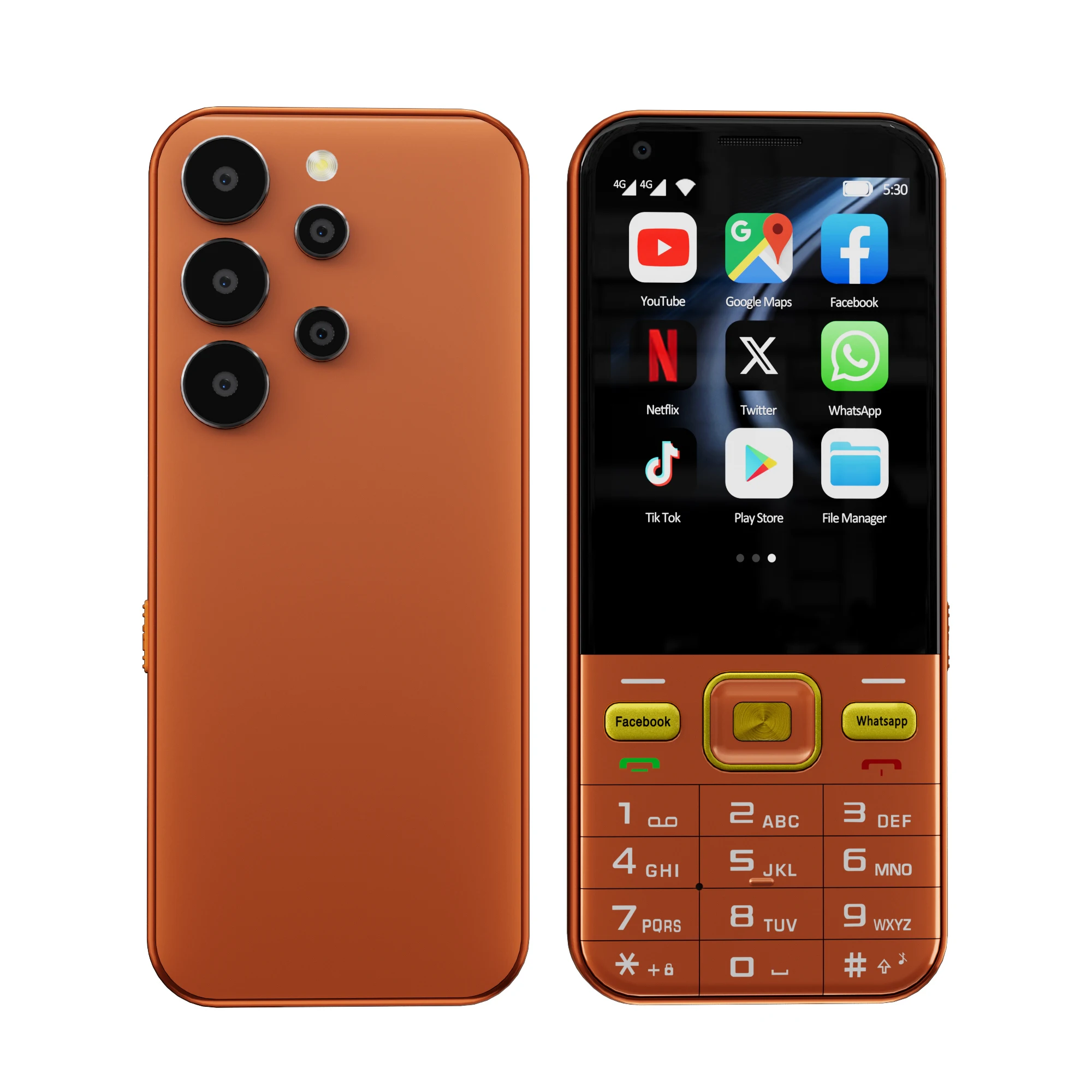 SERVO F8 Ultra 4G Smartphone Dual SIM Standby Android 8.1Systeem 2GB + 16GB Facebook Zaklamp WiFi 2,8 "Touchscreen Knop Telefoon