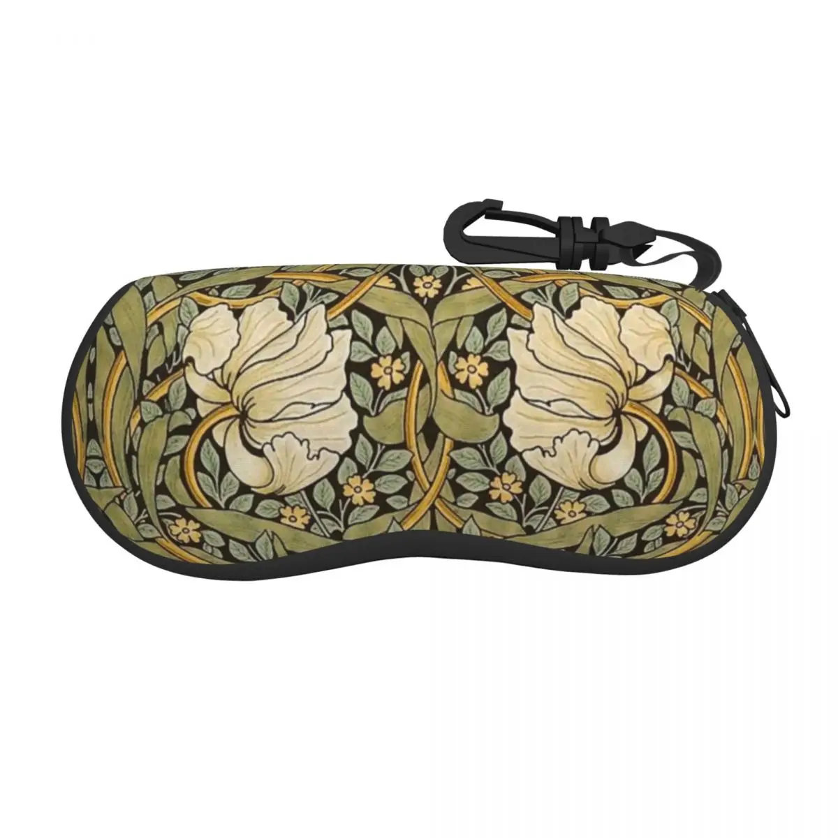 William Morris Pimpernel Sunglasses Case Neoprene Zipper Floral Textile Pattern Shell Eyeglass Case Protective Box For Glasses