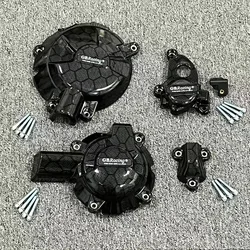 FOR BMW S1000RR 2019-2024&M1000RR 2021-2024 S1000R 2021-2023&M1000R 2023 Motorcycle Engine Protection Cover Carbon Fiber Texture