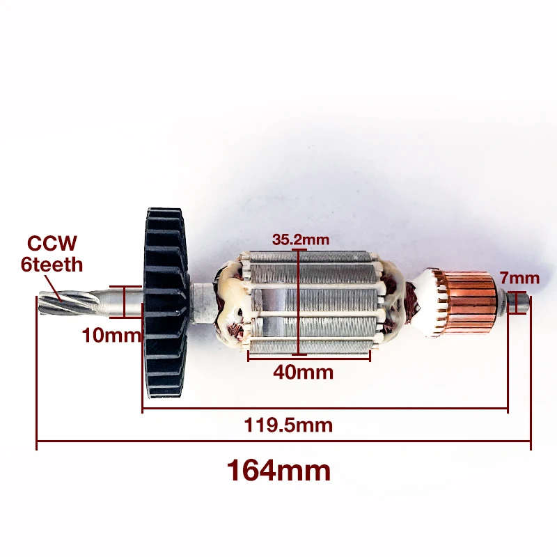 AC220-240V replace for Makita HR2470F electric hammer rotor 2470 2460 impact drill stator electric hammer accessories