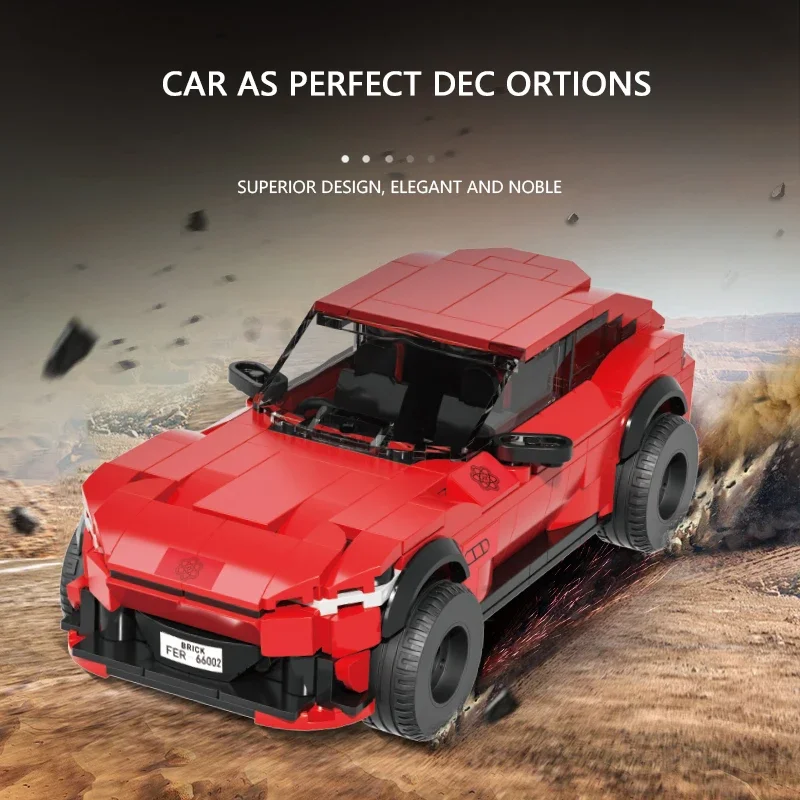 451PCS Off-Road Vehicle Building Blocks City SUV Car Model Moc Bricks Adult Collection Desktop Display Kids Toys Holiday Gifts