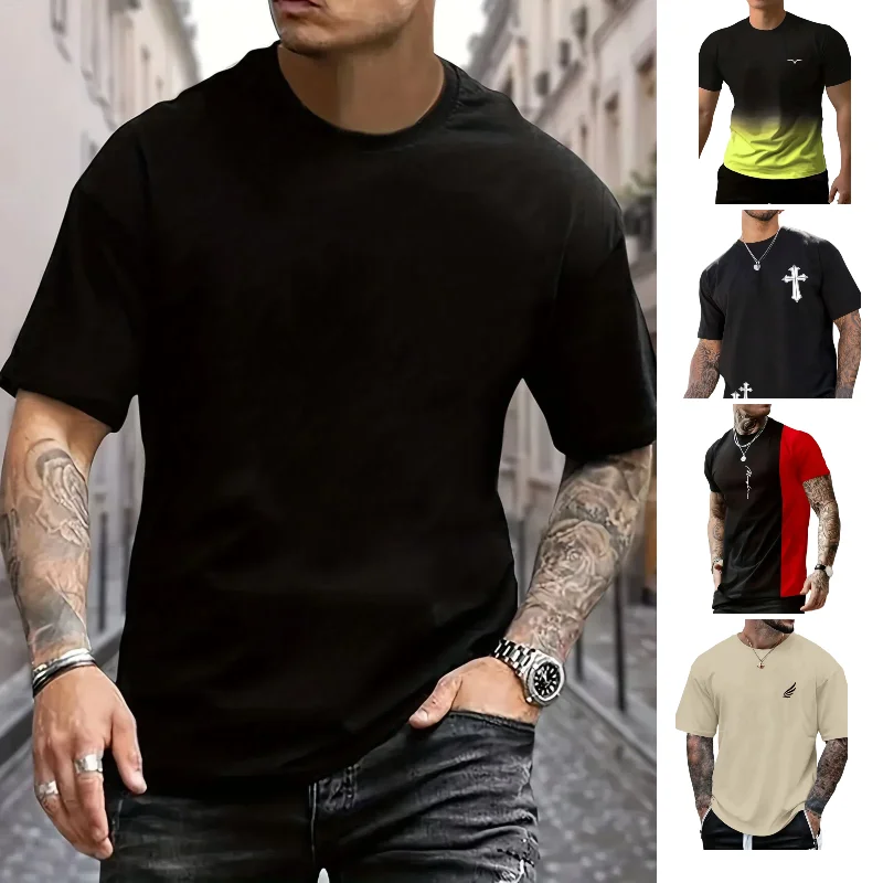 

Men's Youth Sports Digital Printing 3DT Short-sleeved Shirt