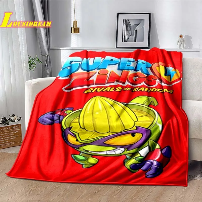 Trendy Design S-Super Zings Kids Blanket Children Bedroom Bed Sheet Decoration Portable Soft Blanket Beautiful Birthday Gift