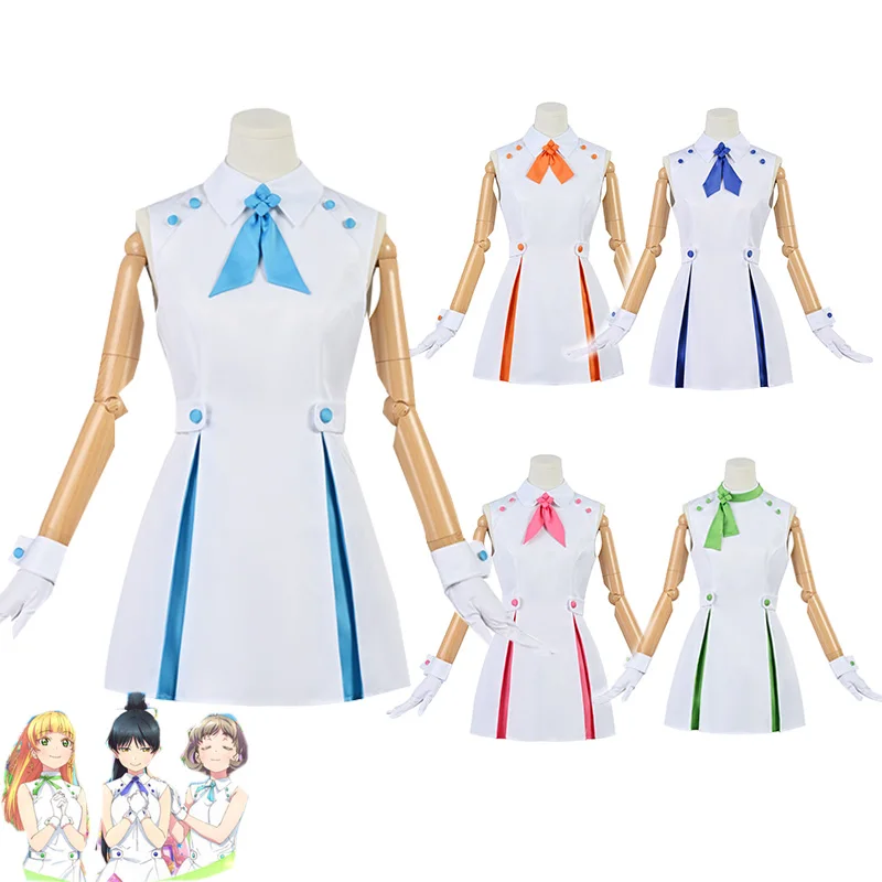 

Anime LoveLive!Superstar!! Liella Wish Song Cosplay Costumes Women Cute Dancing Dress Halloween Carnival Uniform Custom Made