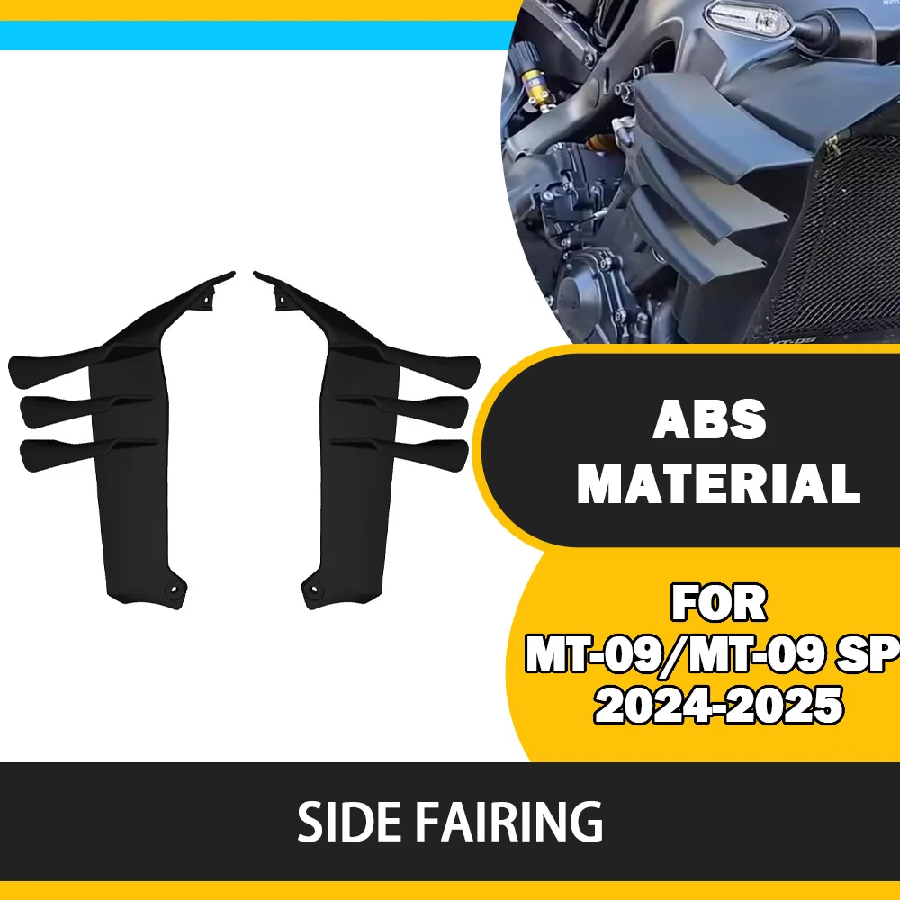 For YAMAHA MT-09 MT09 MT 09 SP 2024 2025 Side Wing Side Spoiler Frontal Spoilers Front Spoiler Lower Spoiler Flank accessories