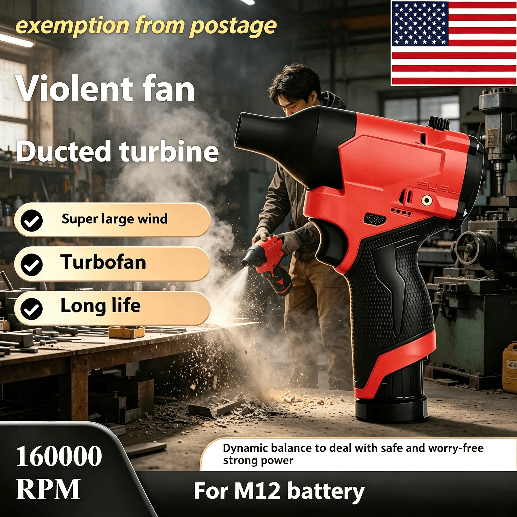 high-speed-brushless-air-duster-for-milwaukee-m12-portable-turbo-blower-for-pc-keyboard-electronics-cleaning