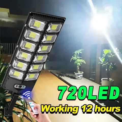 리모컨 모션 센서 태양광 야외 LED 램프, 8000LM 태양광 가로등, 정원 차고용 IP65 방수, 최신