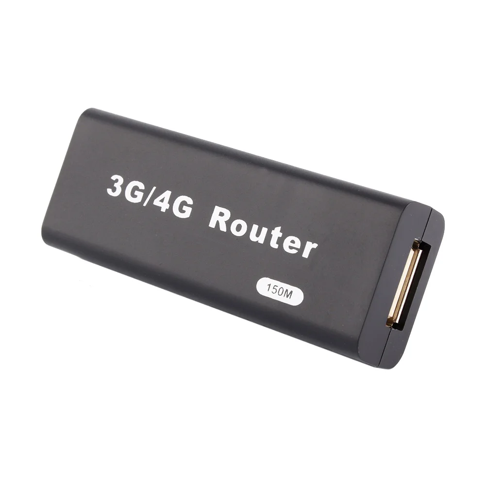 Портативный мини-3G Wi-Fi Wlan Hotspot 150 Мбит/с Высокопроизводительный беспроводной съемный USB-маршрутизатор RJ45 Быстрая скорость Стабильный сигнал Прочный