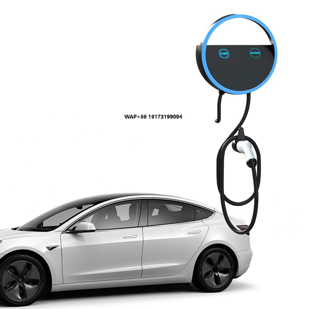 

Bluesky 7kw Wall-Mounted Type 2 Ac EV Charger Blue Tooth IP54 OCPP1.6J Wallbox Fast Electric Charging Station EV Car Charger