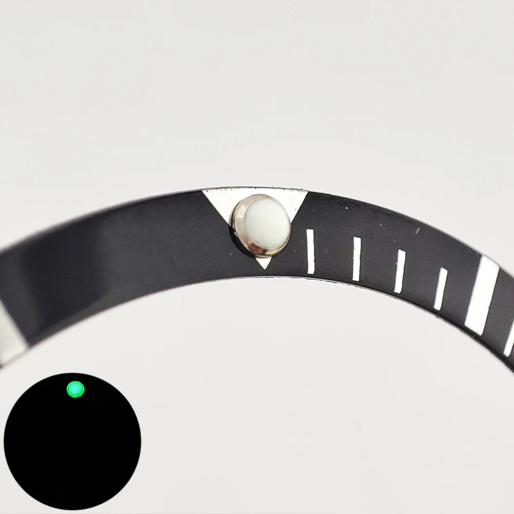 Безель для ремонта деталей 36,5 мм, безель для часов в стиле ретро, алюминиевый лист, аксессуары для мужских часов, запасные части для часов 30,7-36,5 мм