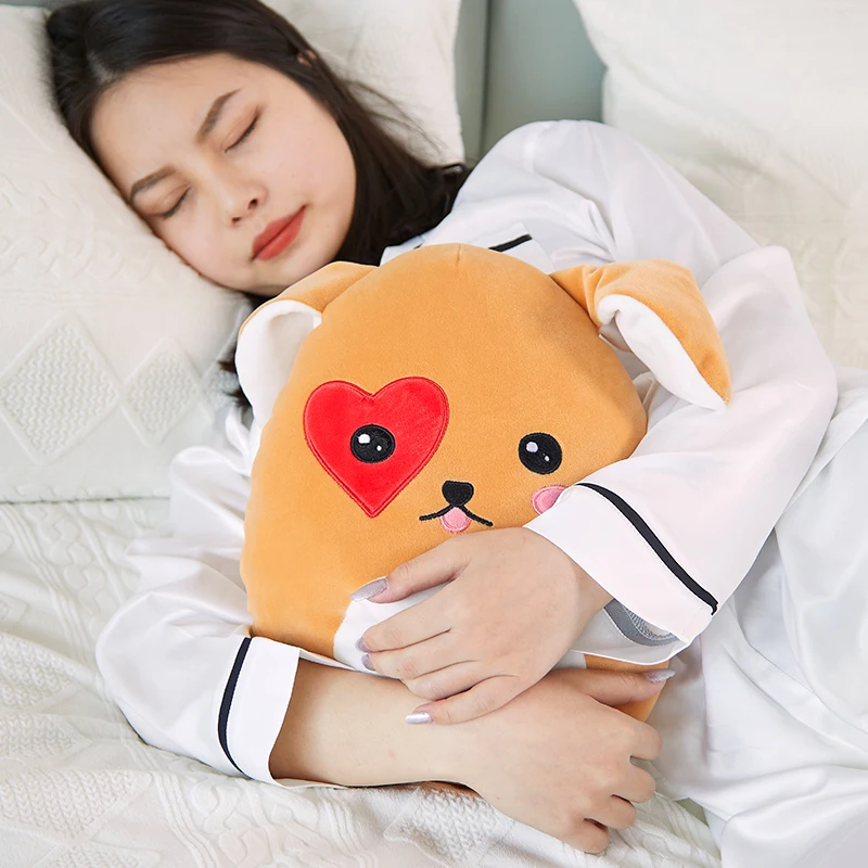 30cm Super Soft Sleeping Throw Pillows Dog Plush Toy Easy to Clean Birthday Gift Sofa Bed Pillows Stuffed Animals for Girls