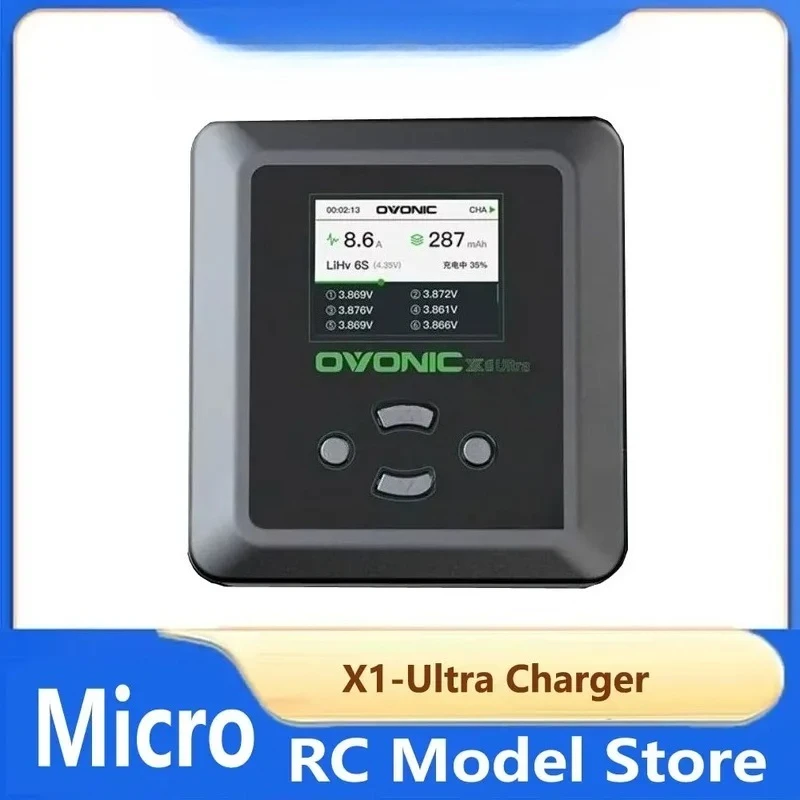 Ovonic10W Smart Balance Charger for 2S 3S LiPo Battery 7.4V 11.1V Fast Charging with Multiple Protections for RC FPV