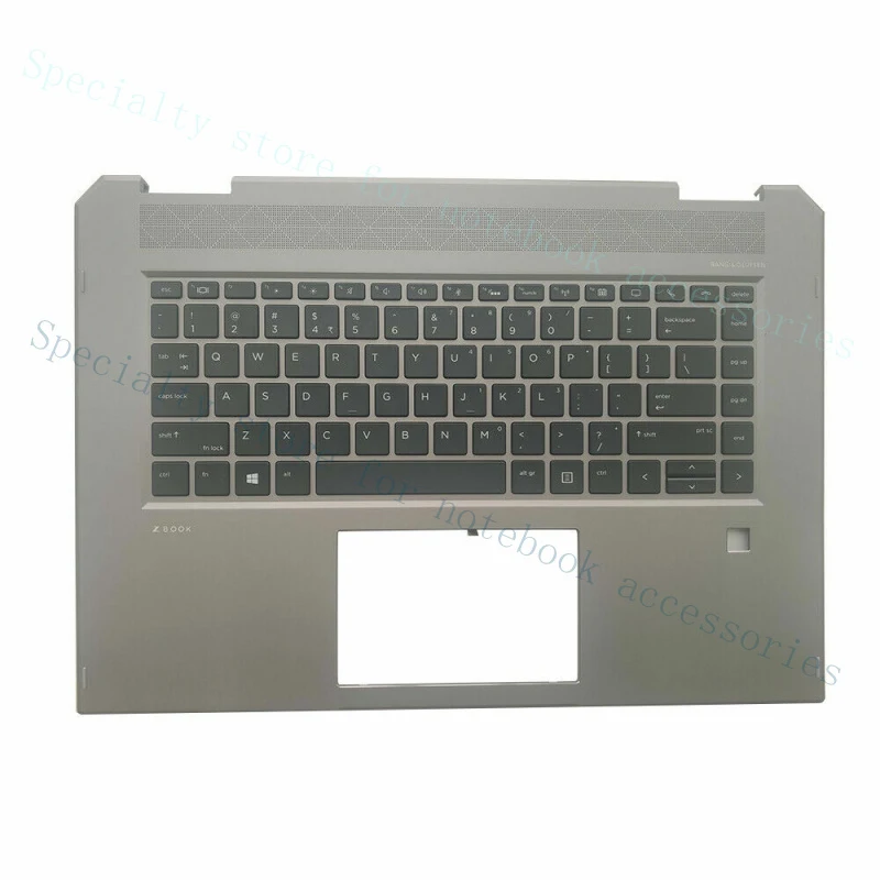 A+ New Gray For HP ZBook Studio G5 Palmrest Cover w/ Backlit Keyboard L34210-001