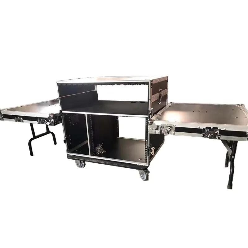 12U portable flight case can be customized for durable dual function