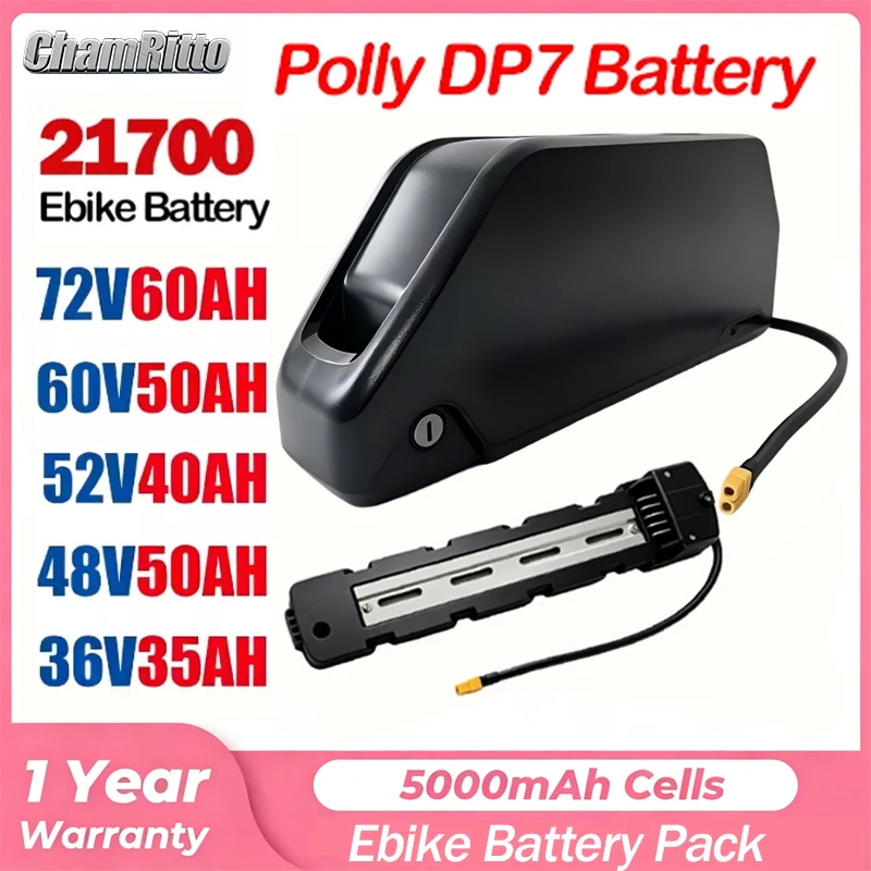 E bike chamrider 48V 25ah 30ah 45ah Battery Hailong Bafang 48v 750W 1000W 1500W 2000W Hihg Power 50 60ah 21700 lithium batteries