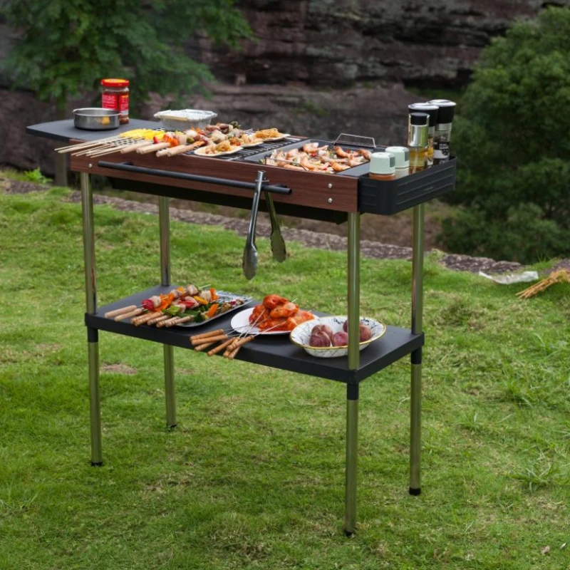 

Outdoor Time BBQ Grill Household Outdoor Portable Charcoal Tools Carbon