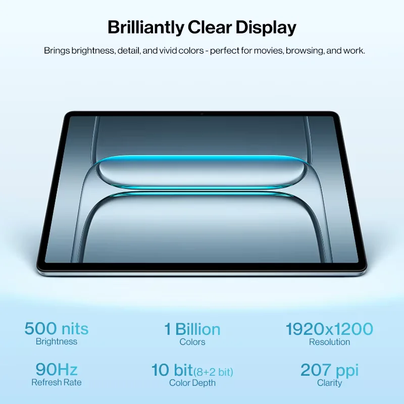 Versión Global OnePlus Pad Lite Tablet de 11 pulgadas con pantalla de 90Hz para el cuidado de la vista, batería súper grande de 9340 mAh y MediaTek Helio G100 4