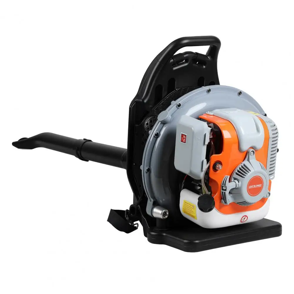 76.5cc 4-Stroke Backpack Gas Leaf Blower, Low Noise Quick Start Gas Powered Snow Leaf Blower, 76.5cc 4-Stroke High-Velocity Leaf