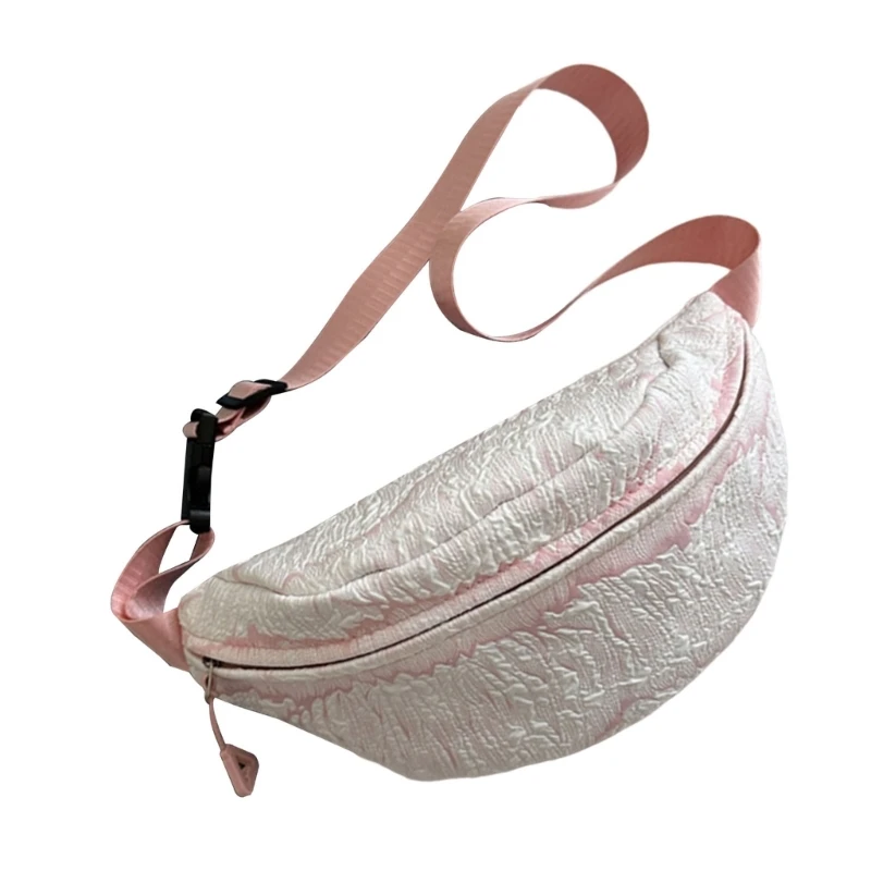 E74B Práctico bolso lona, ​​bolso cruzado versátil, bolso cintura deportivo para uso diario y actividades