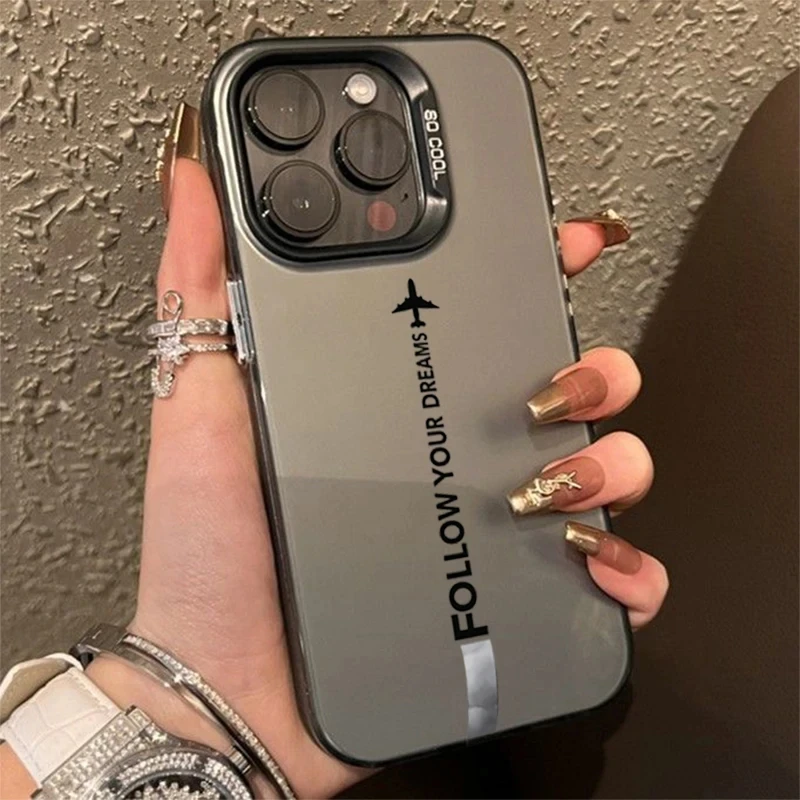 Travel-Inspired Airplane Route Design Case For iPhone 15 14 13 12 11 Pro Max 7 8 Plus X XR XS Max 16ProMax Matte Hard Back Cover