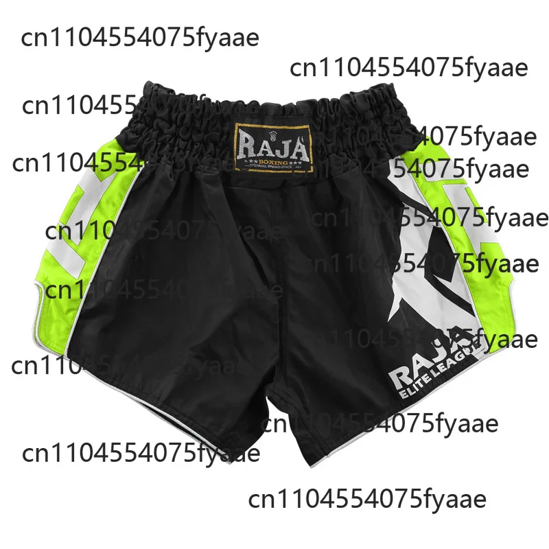 25-26 شورت ملاكمة جديد من RAJA للتدريب على الملاكمة واللياقة البدنية والصالة الرياضية والقتال MMA ماوي تايلاندية كيك بوكسينغ جذوع الملابس #4