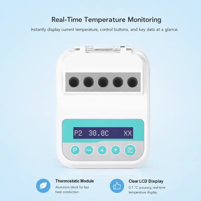 Thermostatic Biological Indicator Incubator for Pressure Steam Sterilizer Autoclave Spore Test Incubation Clinic Lab