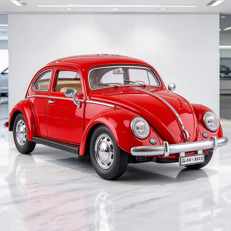 1/24 Beetle Alloy Model Car Toy Diecasts Casting Sound and Light Car Toys For Children Vehicle