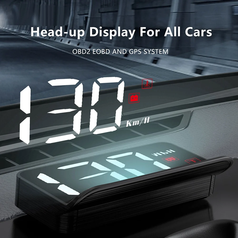 M3 Auto OBD2 Head-Up Display Car Electronics HUD Projector Display Digital Car Speedometer Accessories for All Cars