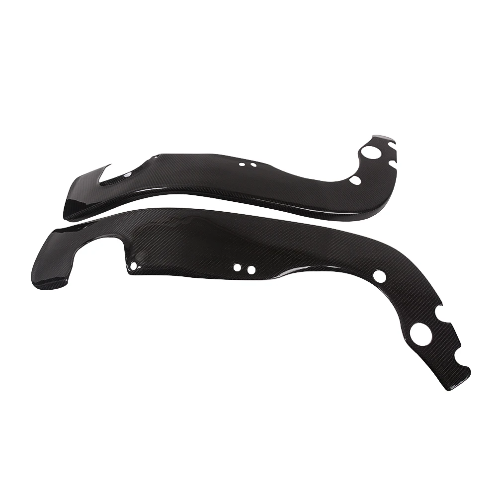 For YAMAHA YZF-R1 R1 2007 2008 Real Carbon Fiber Motorcycle Frame Covers Left&Right 1 Pair Panels Protectors Guards