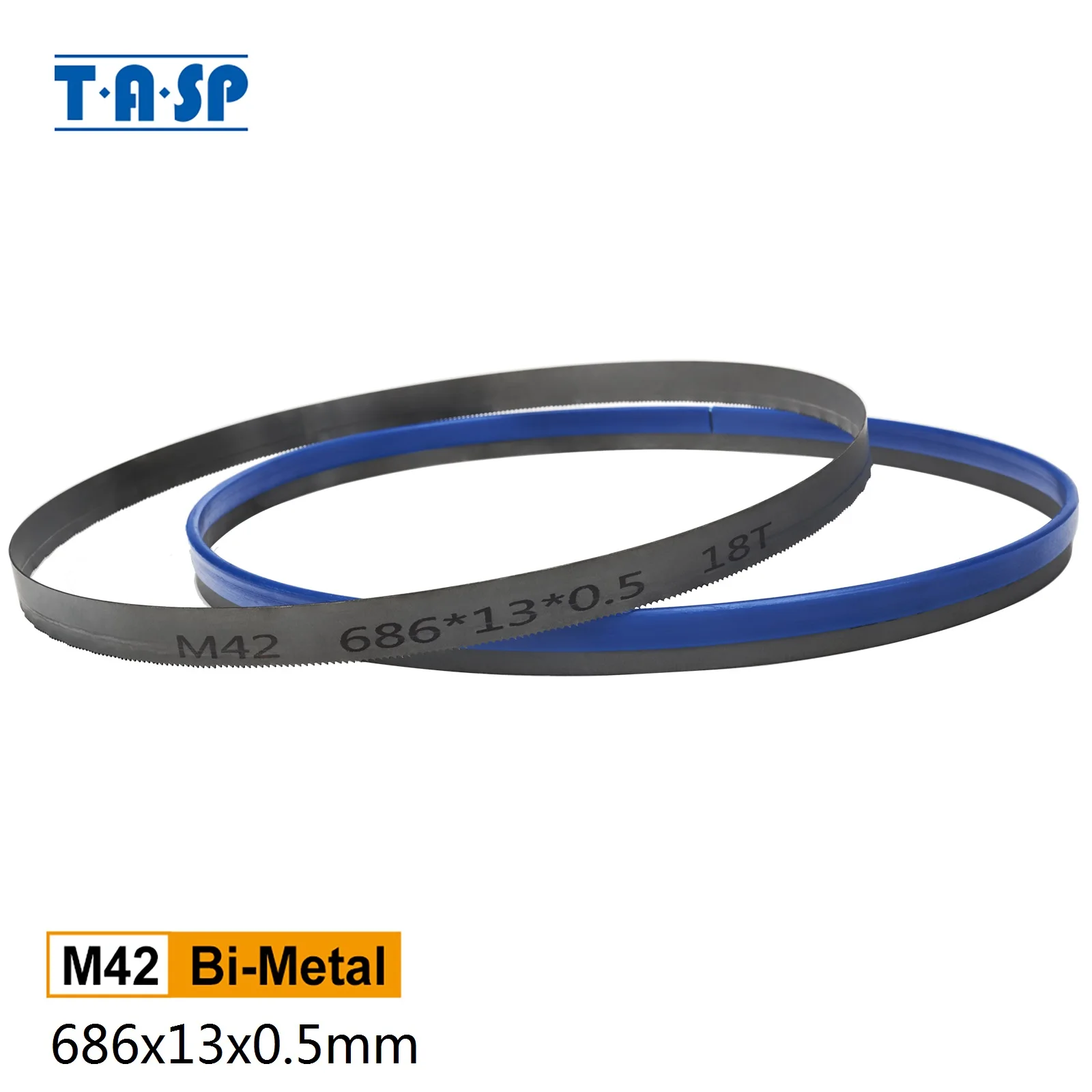 

TASP 686 мм D6A M42 Биметаллическое портативное полотно ленточной пилы, 686x13x0,5 мм 18 TPI 14/18 TPI, совместимое с DeWalt DCS377 DCS375, 2 шт.