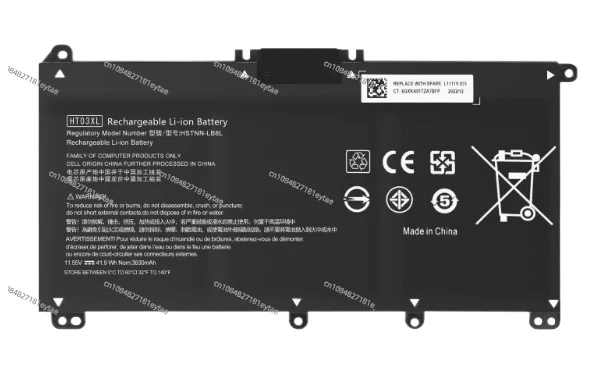 original 100% authentique 14 15 TPN-Q207 Q208 HT03XL 14-ce0027TX