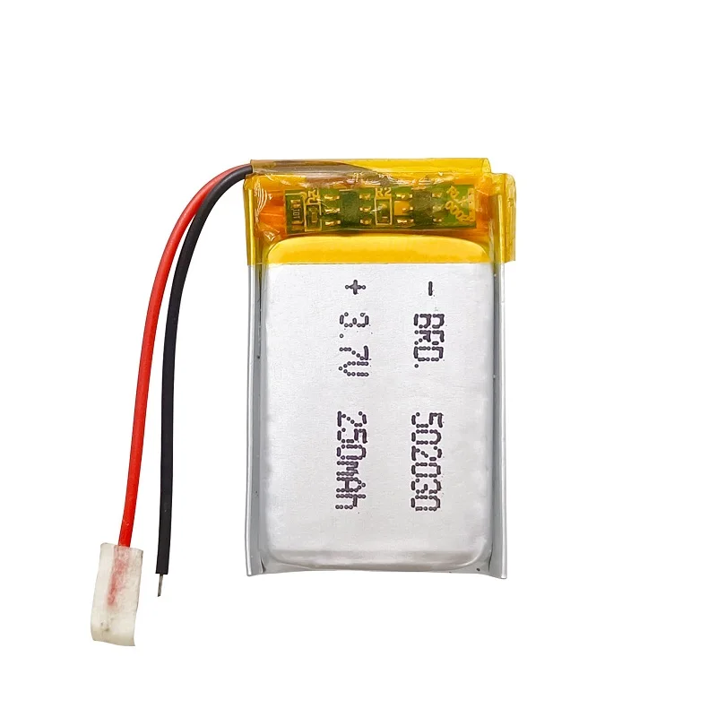 502030 3.7V 200mAh Lithium Polymer Rechargeable Battery For MP3 MP4 LED Light Bluetooth Headset Speaker Li-Po Li ion Cell