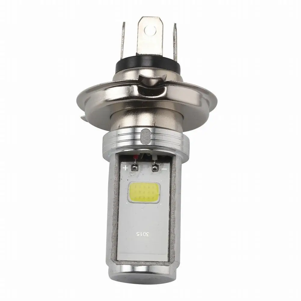 H4 Bulb High Quality H4 6500K LED Hi/Lo Beam Light Bulb for Motorcycle Headlight Easy Installation Long Lifespan